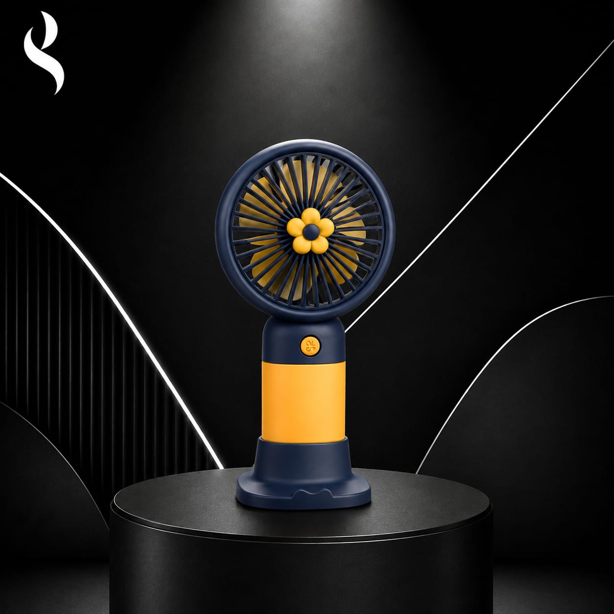 Fresh Breeze Moe Handheld Electric Fan – Portable Mini Desk Fan